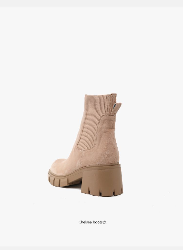 Women's Shoes autumn and winter new socks boots women's boots thick heel thick bottom Martin boots large size ankle boots_voghion.com