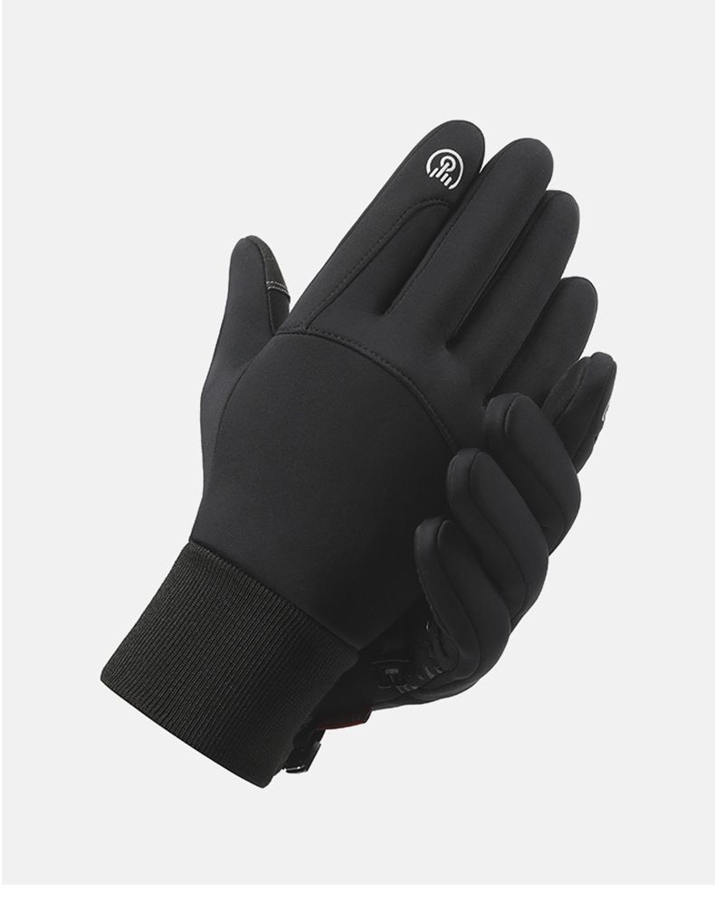 Gants d'hiver chauds et imperméables doublés polaire pour hommes et femmes, adaptés au ski, aux sports de plein air et aux écrans tactiles. Idéaux pour le vélo, le ski et autres sports de plein air. Résistants au froid et à l'humidité._voghion.com