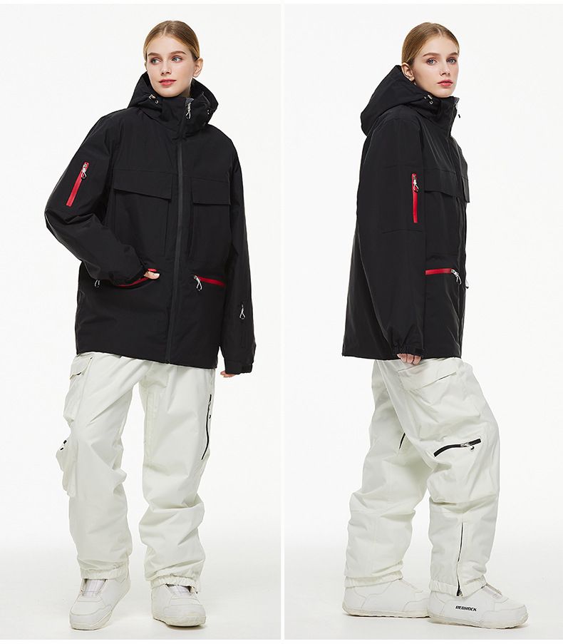 Skianzug-Set für Damen und Herren, Schneesaison, winddicht, wasserdicht, warm, Snowboardjacke, neues Modell_voghion.com