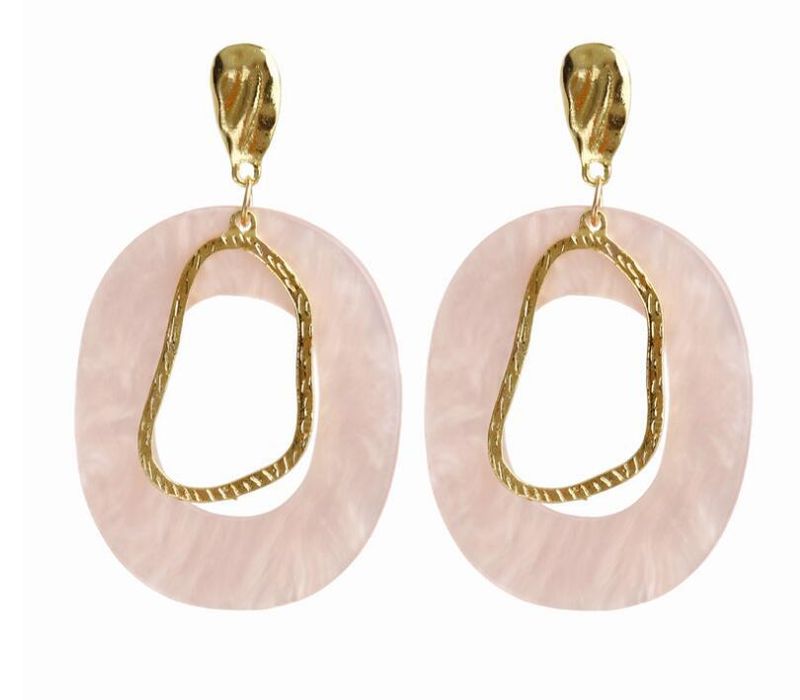 Orecchini a cerchio esagerati per donne, eleganti, lunghi, versatili, semplici, geometrici, pendenti._voghion.com