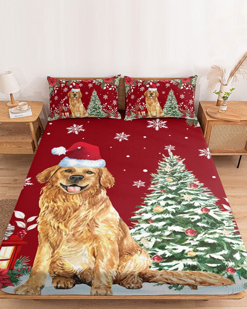 Orange Sunshine Stripe Pattern Spannbettlaken, dreiteiliges Set, Digitaldruck-Bettwäscheset für Erwachsene und Kinder_voghion.com