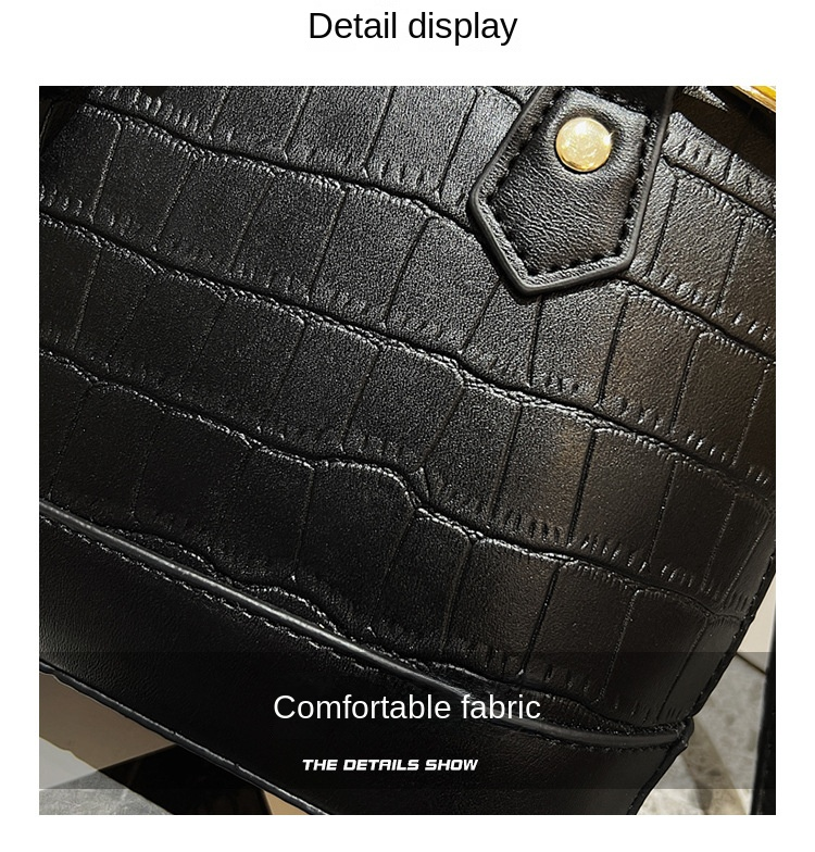 Versione coreana della nuova borsa a tracolla moda retrò da donna con texture in pietra di tendenza_voghion.com