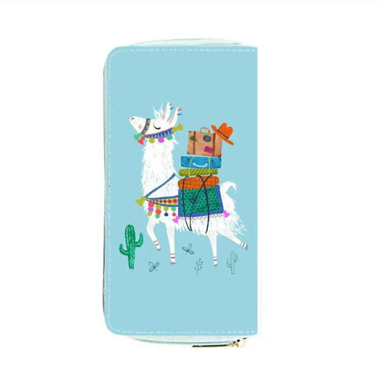 Baby Christmas elk Alpaca Print Coin Purse cartoon Xmas deer Alpacasso children wallet 12 styles women Hand bags C5223_voghion.com