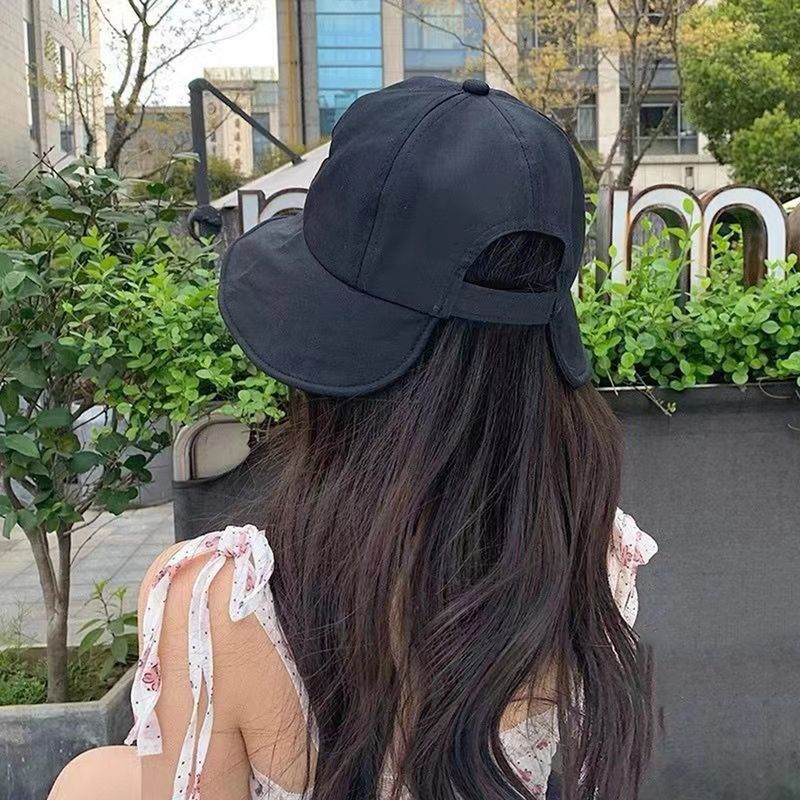 Summer Wide Brim Sunhat Women Sun Hats Foldable Adjustable Outdoor Beach Bucket Hat UV Protection Visors Fisherman_voghion.com