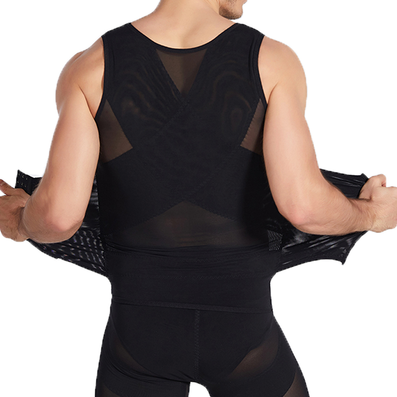 Body Shaper Heren Compressie Vest Buik Shapewear Buik Afslanken Schede Gynaecomastie Shapers Korset Taille Tr S_voghion.com