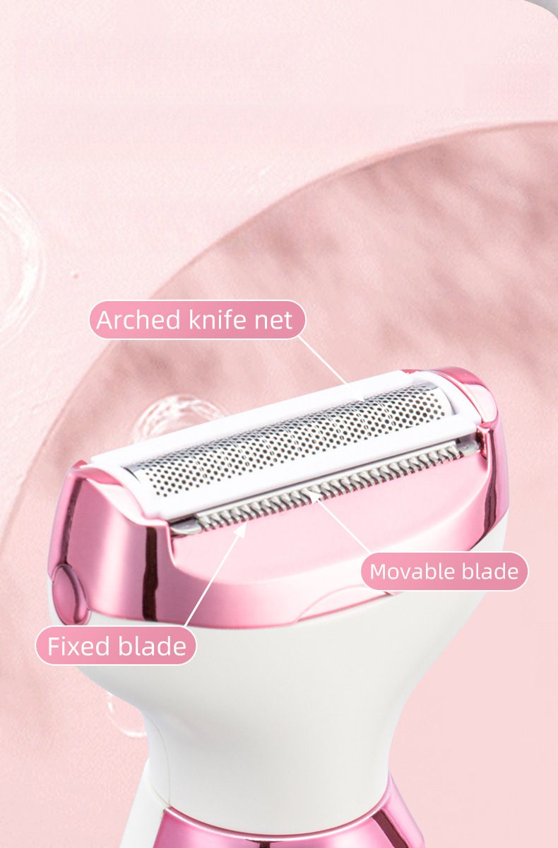 Rasoio elettrico multifunzionale per capelli, 5 in 1, display digitale, per donne, parti intime, tagliacapelli_voghion.com