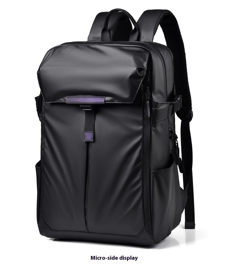 Mochila funcional masculina multifuncional à prova d'água leve e de grande capacidade para computador_voghion.com