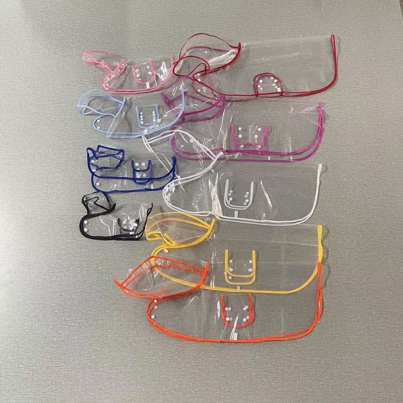 Golden Retriever Corgi Pomerania Pet Clothes Labrador Rain Poncho Cane Impermeabile Trasparente EVA_voghion.com