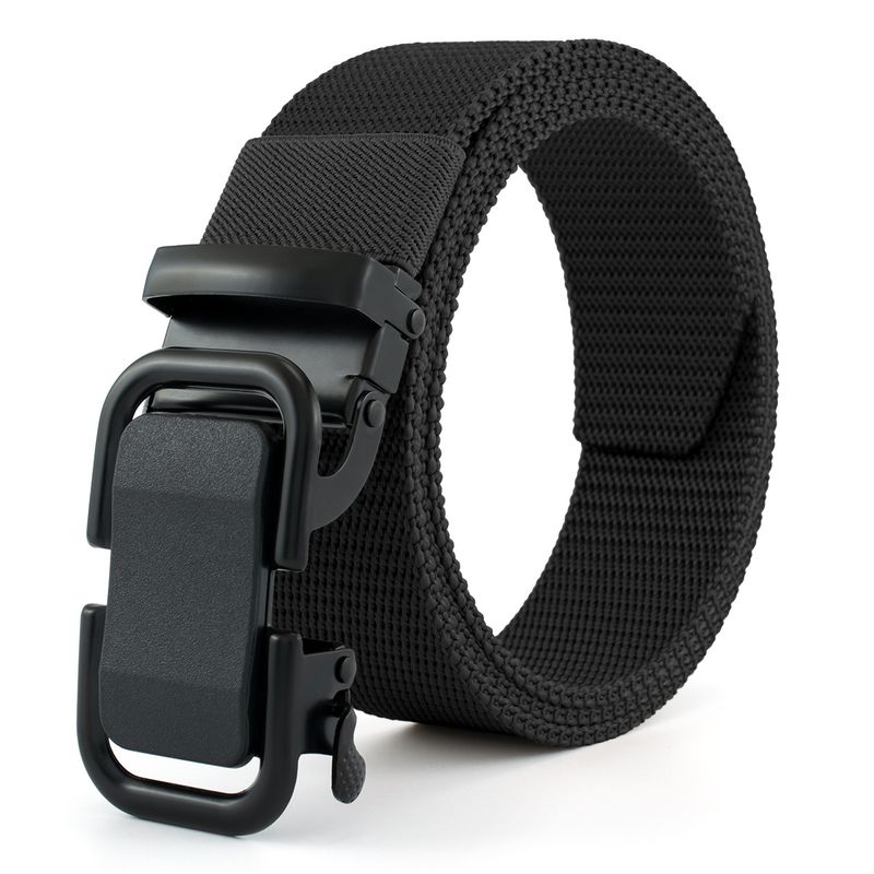 HOT Men's Ratchet Nylon Web Canvas Golf Automatic Buckle Waist Belt for Men Casual Work_voghion.com