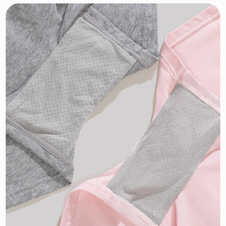 Women's Underwear Pure Cotton Boxer Briefs Large Size Antibacterial Summer Boxer Shorts Head_voghion.com