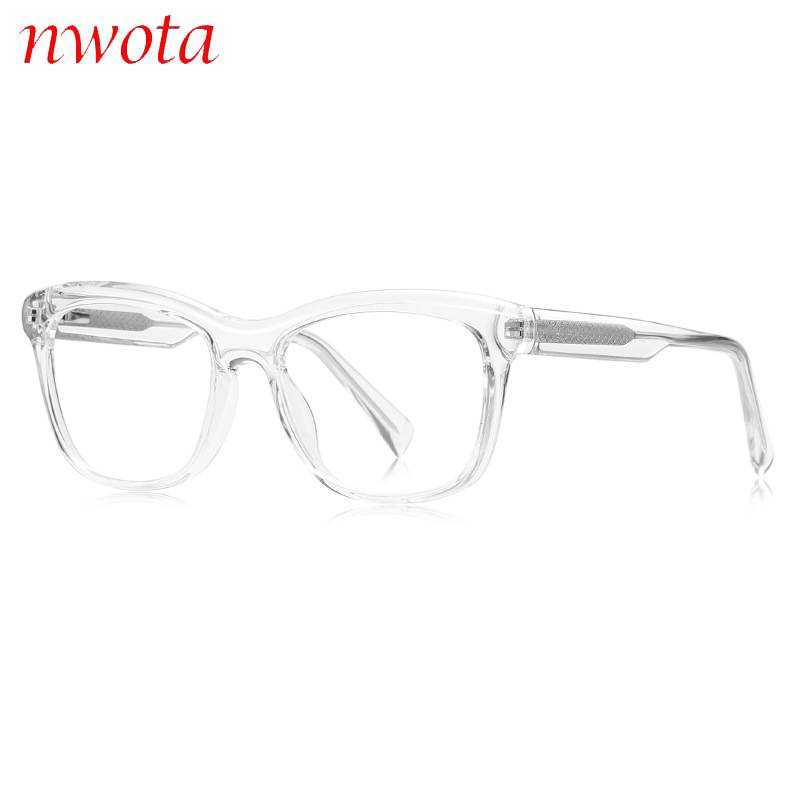 New Fashion Glasses Progressive Rainbow Color Curved Flat Light Insert Ins Style TR Frame_voghion.com