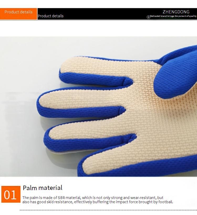 Professional Youth Goalkeeper Gloves With Finger Protection & Thick Latex Grip – Breathable & Flexible For Soccer Training (Sizes 5-7)_voghion.com