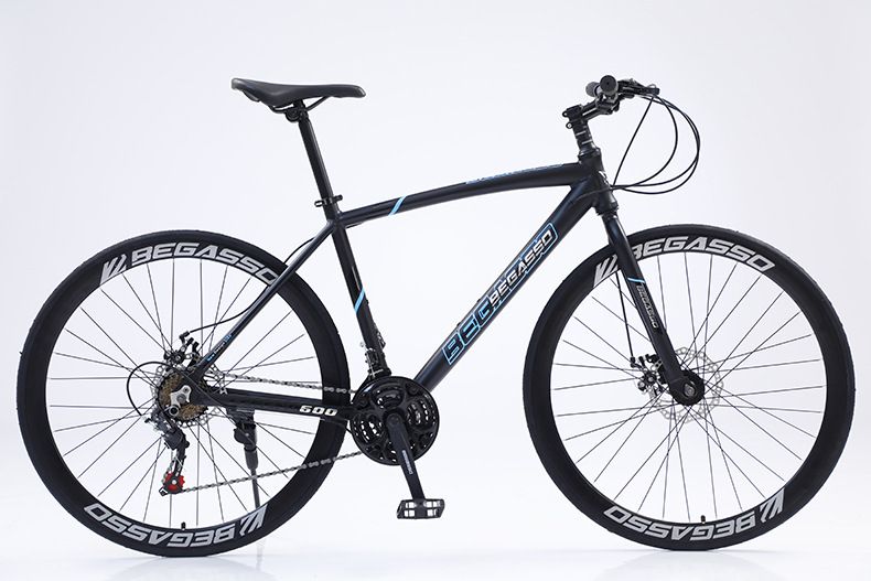 Vélo de route léger en alliage d'aluminium, poignée courbée, pour homme et adulte, vitesse variable, pour étudiant_voghion.com