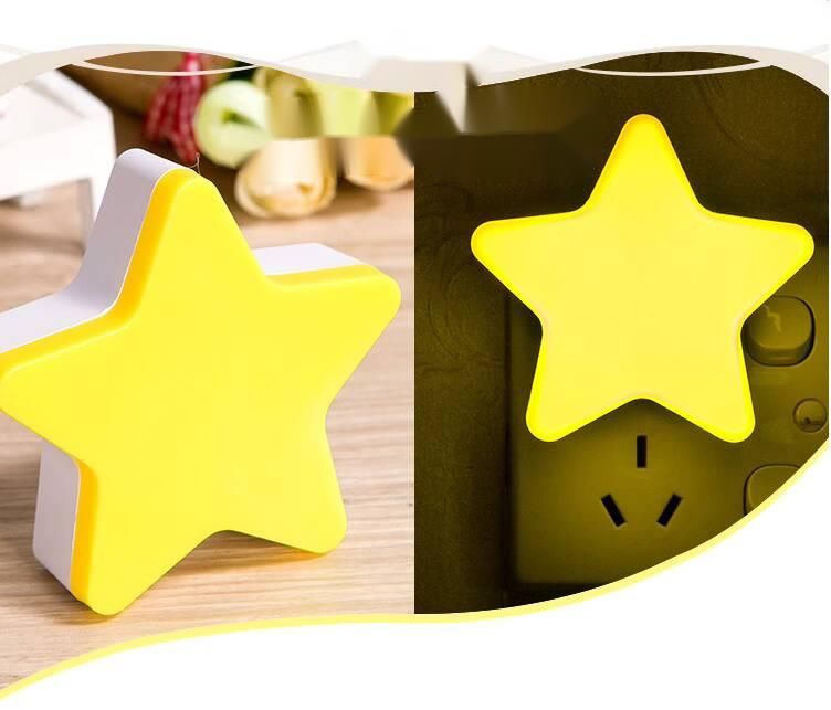 Control Sensor Night Light LED Plug-in Mini Energy-saving Bedside Baby Feeding Bedroom Creative Dreamy Table Lamp_voghion.com