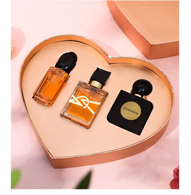 2024 Nieuwe Parfum Hot Online WARMKISS Black Opium Free Water Love Parfum Geschenkdoos Driedelige Set Valentijnsdag_voghion.com