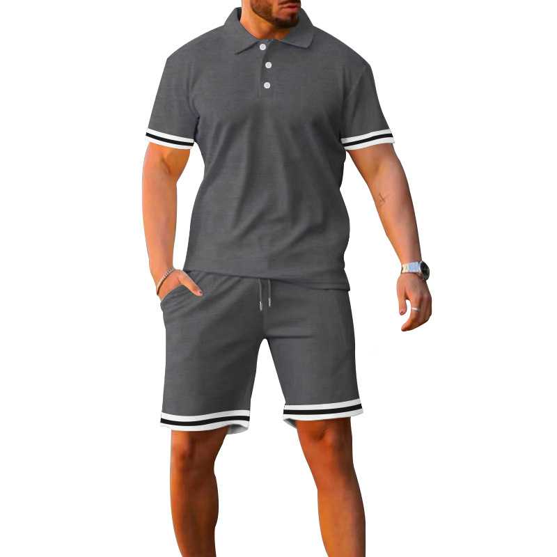 2024 Summer New Men's Leisure Sports Set_voghion.com