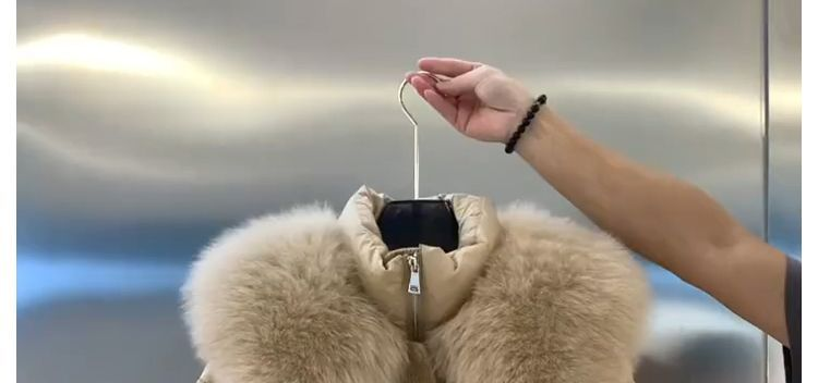 Fashionable Large Fur Collar Stand Up Collar, Waist Up, Slimming Down, Down For Women's 2023 Winter Wear, New Diamond_voghion.com