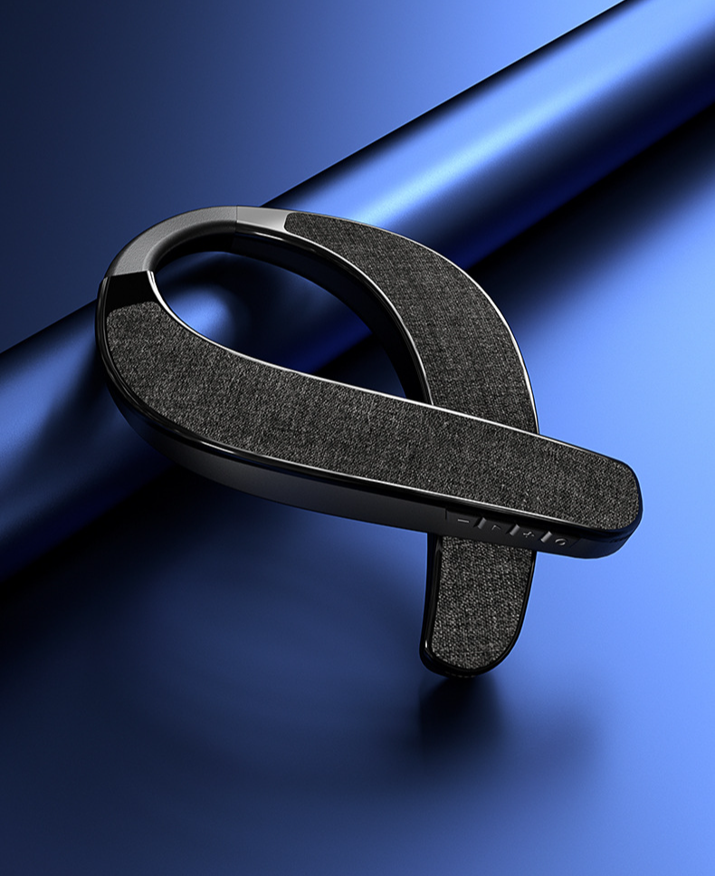 New Neck-Hanging Wireless Bluetooth Fabric Subwoofer Stereo Open Audio Gaming Speaker_voghion.com