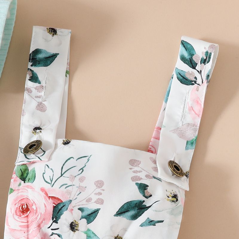 Mutter & Kinder Baby mädchen sommer kurzen ärmeln top mit hosenträger rock casual mädchen blume obst casual rock set_voghion.com