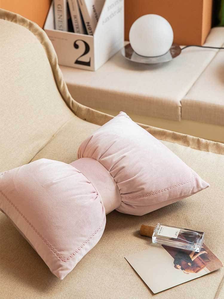 Bel İçin İşlemeli Kadife Fiyonk Yastık, Tavandan Tabana Pencere Başlığı Yastıkları İçin Uygundur._voghion.com