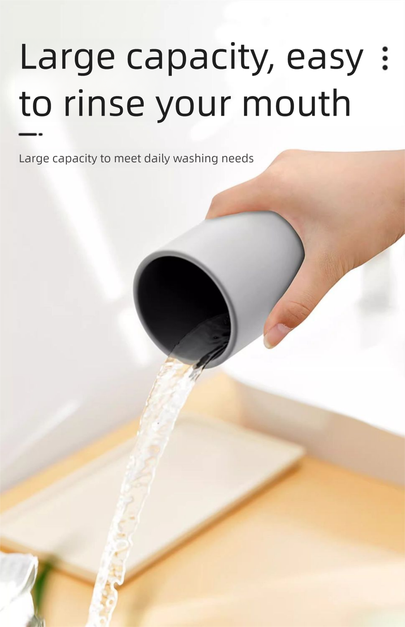 Collutorio semplice di alto valore Spazzolino da denti per uso domestico Coppia Cilindro per denti creativo Tazza per studenti Dormitorio_voghion.com