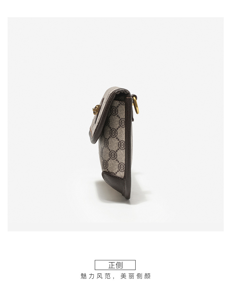 Väska 2023 New Fashion Unisex Mode Tiger Head One Shoulder Crossbody Väska Midjeväska Bröstväska Sommar Liten Väska Mångsidig_voghion.com