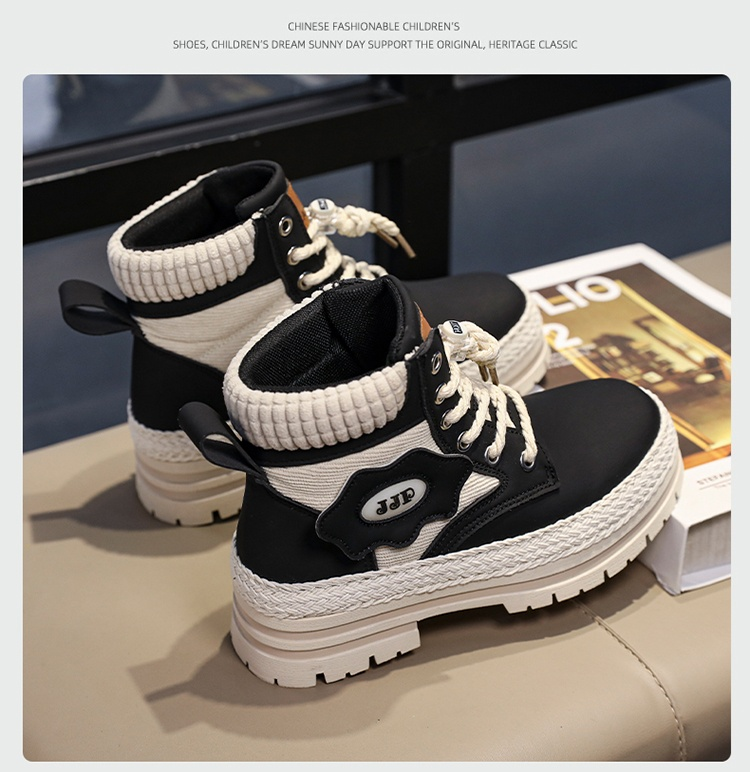 Stivali di paglia da genitore-figlio, stivali da lavoro, stivali da cavaliere, scarpe per ragazzi e ragazze, bambini di mezza età_voghion.com