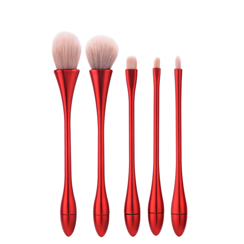 5 pcs Makeup Brush Set Beauty Makeup Tools Makeup Tools Water Drops Small Waist GUJHUI_voghion.com