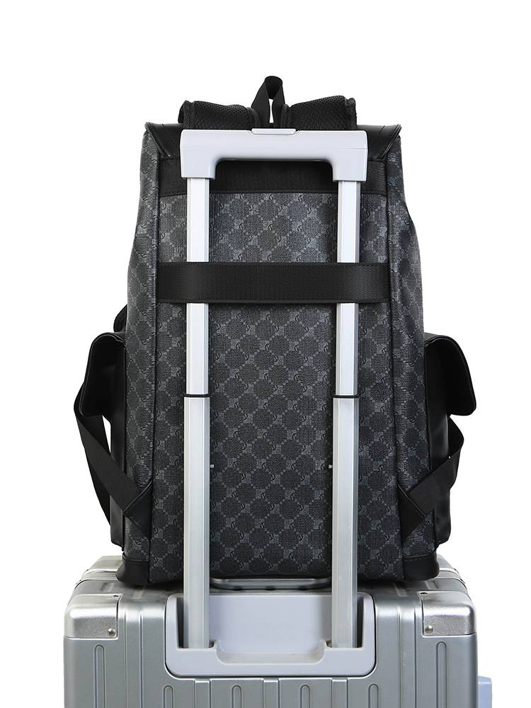 2024 New Backpack: Elegant, High-End, Simple and Fashionable Classic Vintage Print Backpack_voghion.com
