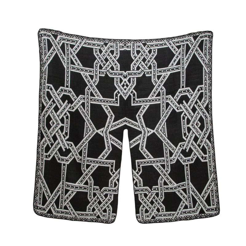 Neie Premium Kettenschal Poncho Reeskleeder Split Schal_voghion.com