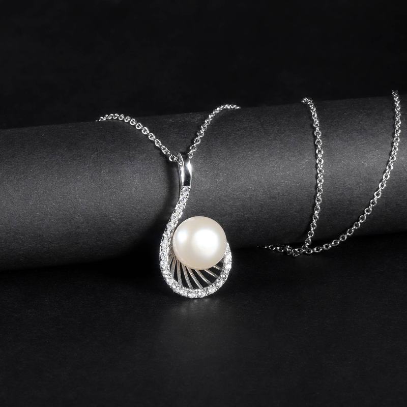 S925 Sëlwer Natierlech Séisswaasserperl Halskette Moud Liicht Luxus Ins Perséinlechkeet Temperament Schléissebeenkette Sterling Sëlwer Halskette Anhänger_voghion.com