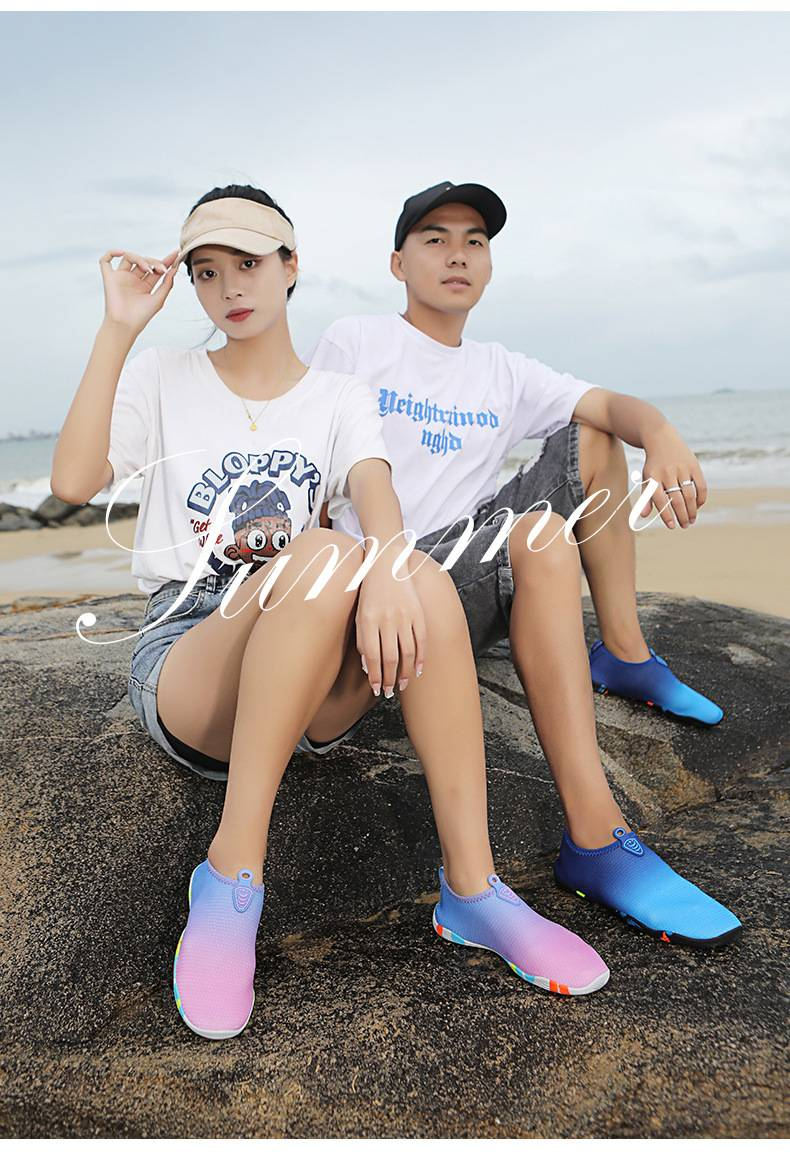 Uniseksowe, szybkoschnące buty do wody – buty do wody Barefoot do pływania, jogi i aktywności na świeżym powietrzu, antypoślizgowe, oddychające, dopasowane buty dla pary/rodzica i dziecka_voghion.com