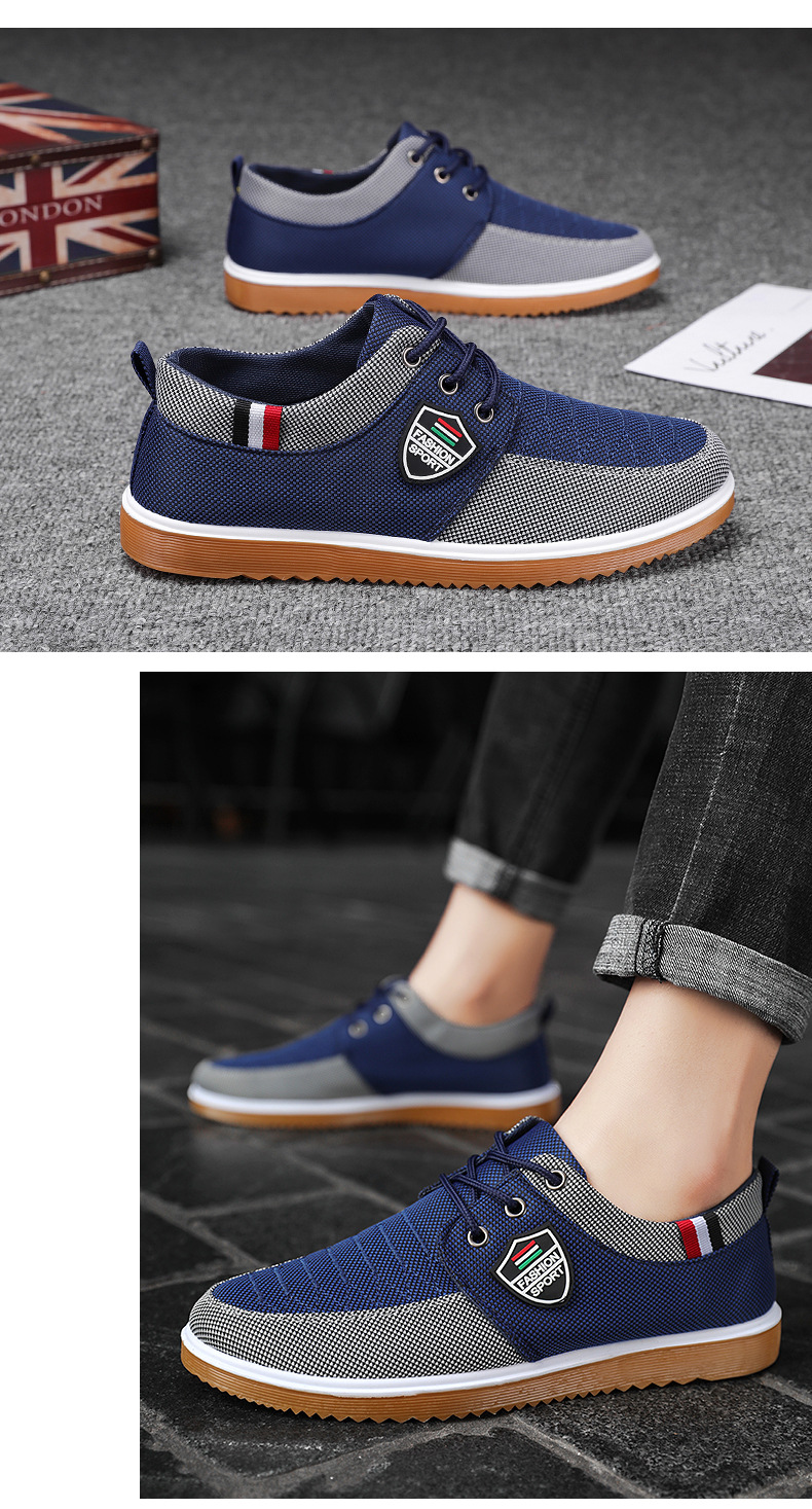 Men's Classic Beijing Cloth Shoes - Breathable Anti-Slip Work Shoes With Rubber Sole For Spring/Autumn - Comfortable Casual Kung Fu Shoes For Dad_voghion.com