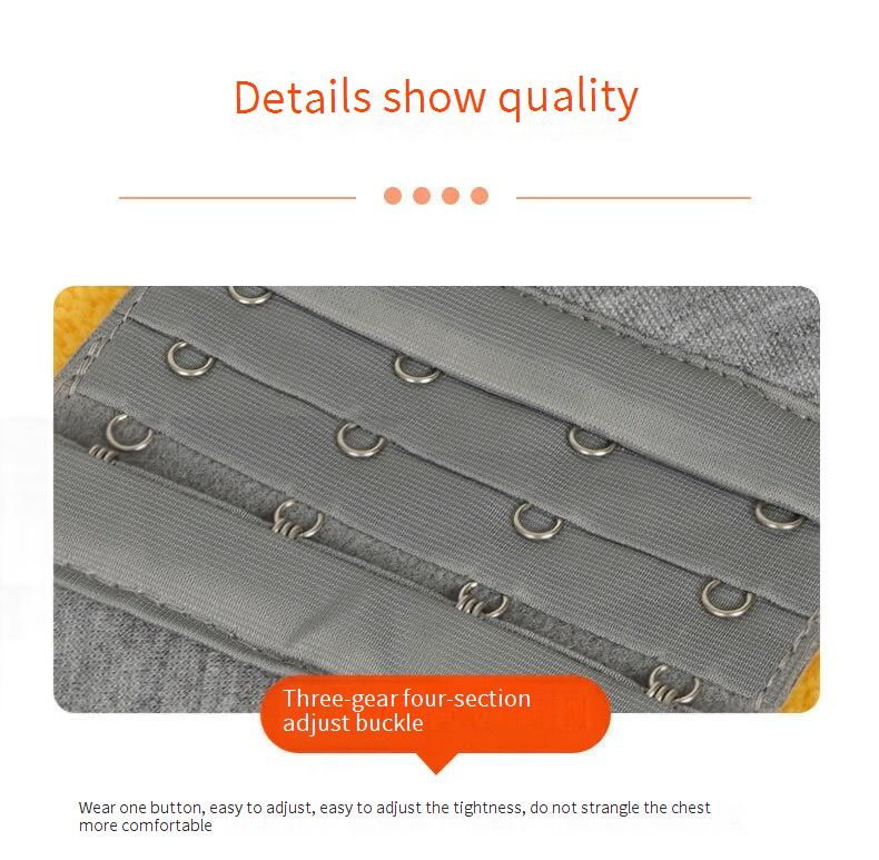Therapeutic Shoulder Wrap – Adjustable Heat Retention For Sleeping, Postpartum & Elderly Joint Support (M/L Sizes, Grey)_voghion.com