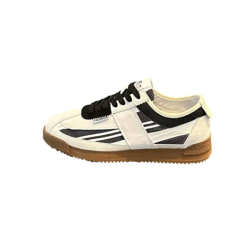 Herrenschuhe, modische Sneakers – atmungsaktive Freizeitschuhe mit leichter PVC-Sohle und bequemer EVA-Innensohle – klassisches Low-Top-Schnürdesign_voghion.com