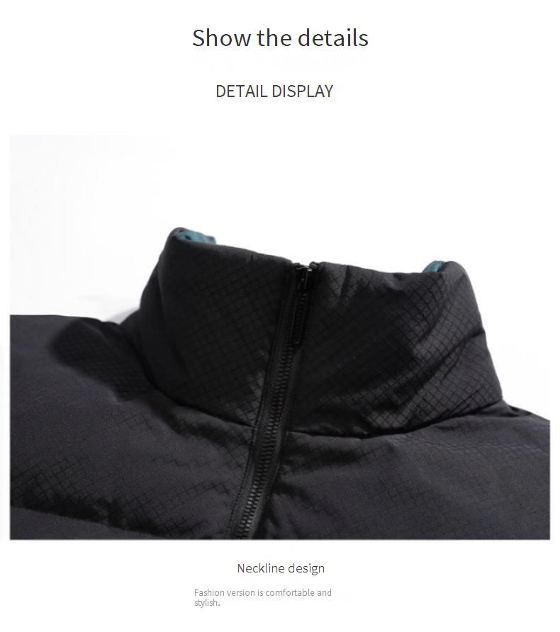 650FP Premium Beyaz Ördek Tüyü Mont – Erkek Kışlık Mont (M-3XL, %90 Dolgu, Dik Yaka, Kalınlaştırılmış Polyester Dış Yüzey)_voghion.com