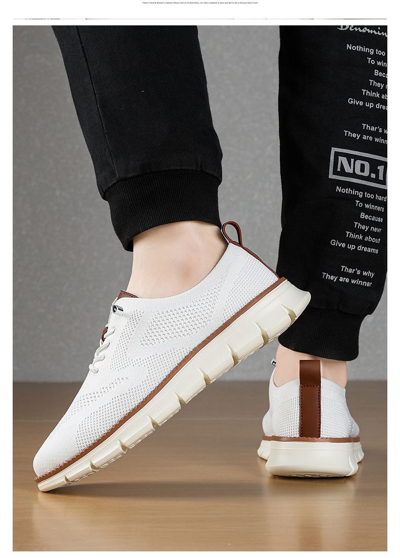 Herren Freizeitschuhe Schnürschuhe Leichte Bequeme Fahrschuhe Flats Herren Outdoor Oxfords Schuh_voghion.com