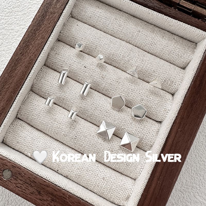 Versione Base Piccoli Orecchini Coreani Semplici Pendolari Abbinamento Piercing Orecchio Ins Stile Elegante_voghion.com
