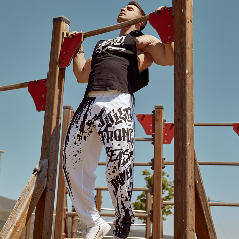 New Running Jogging Men Mesh cloth Bodybuilding Joggers Sweatpants Harem Long Trousers Fiess Sport Training Pants_voghion.com