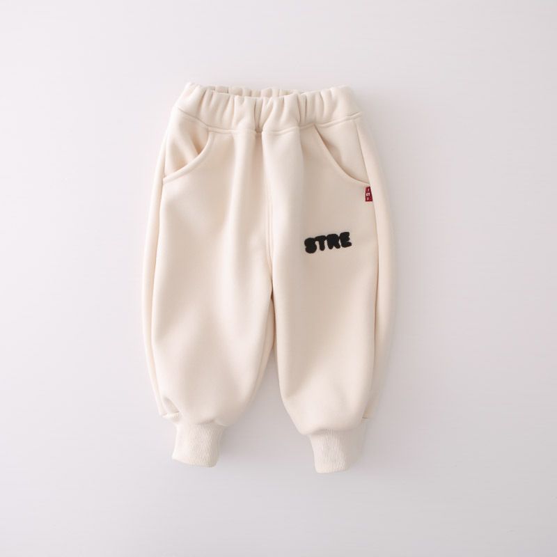 Abbigliamento per bambini, set di tre pezzi in pile spesso e alla moda per neonati, completo invernale per ragazzi_voghion.com