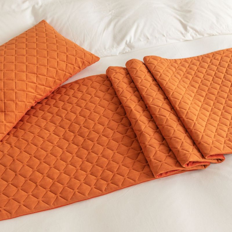 Semplice modello olandese in velluto ultrasonico a rombi per hotel, hotel, casa, letto, asciugamano, bandiera_voghion.com