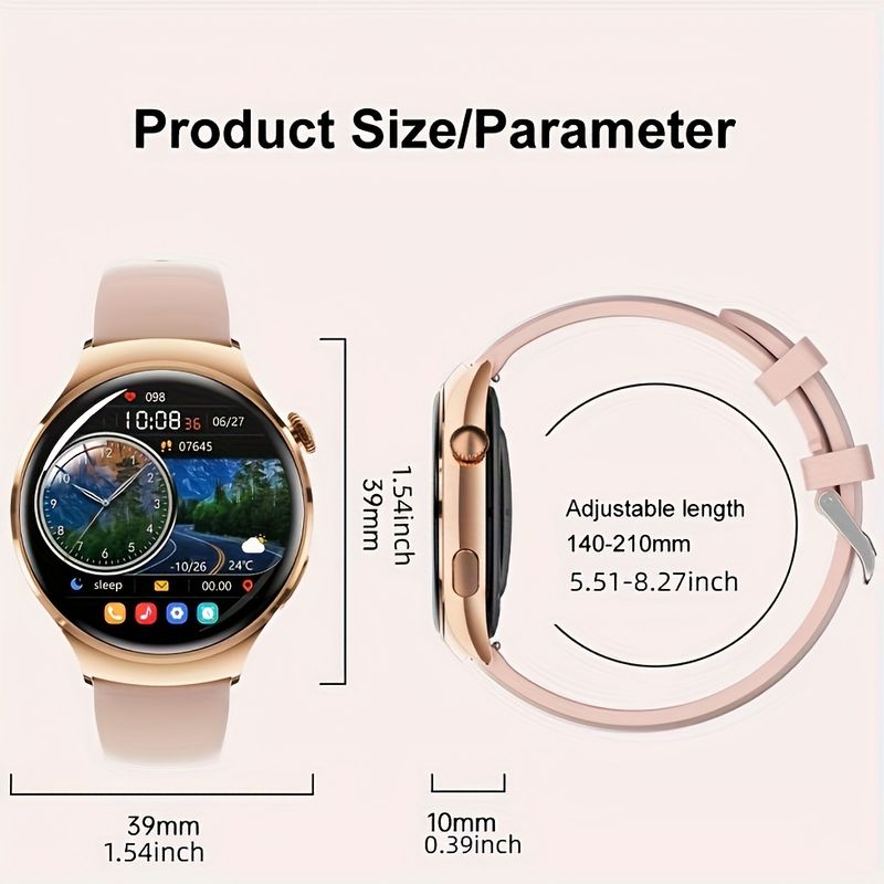 2024 m. TOP išmanusis laikrodis GT4 MiNi moteriškas pirmasis pasirinkimas dovanoms AMOLED HD ekranas Bluetooth skambutis NFC BloodSugar išmanusis laikrodis, skirtas Huawei_voghion.com