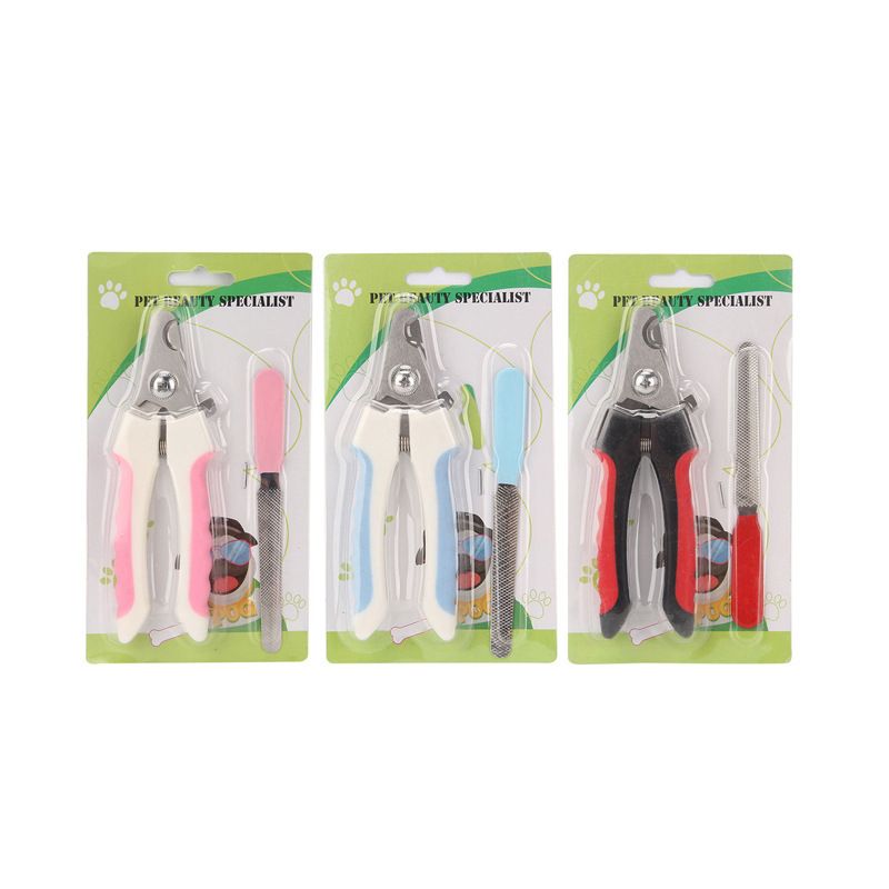 Pet Large Dog Nail Clippers Multifunctional Teddy Cat Scissors Two-piece Set_voghion.com