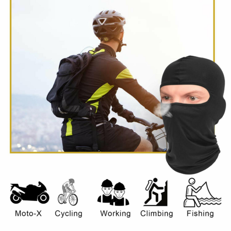 Pasamontañas fina protección ultravioleta, gorro de esquí para el sol, máscara táctica, para hombres y mujeres_voghion.com