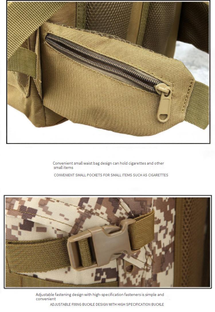 Functional Bags Outdoor Sports Tactical Bag Upgraded Version Backpack Camouflage Waterproof Large Capacity Mountaineering Bag_voghion.com