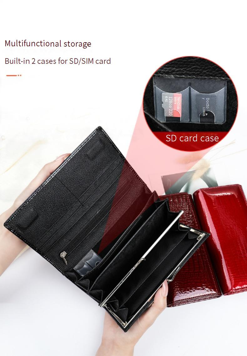 Neu Geldbörsen Für Frauen High-End-Clutch Taschen Für Frauen Spiel Echtem Leder Geldbörsen Top Schicht_voghion.com