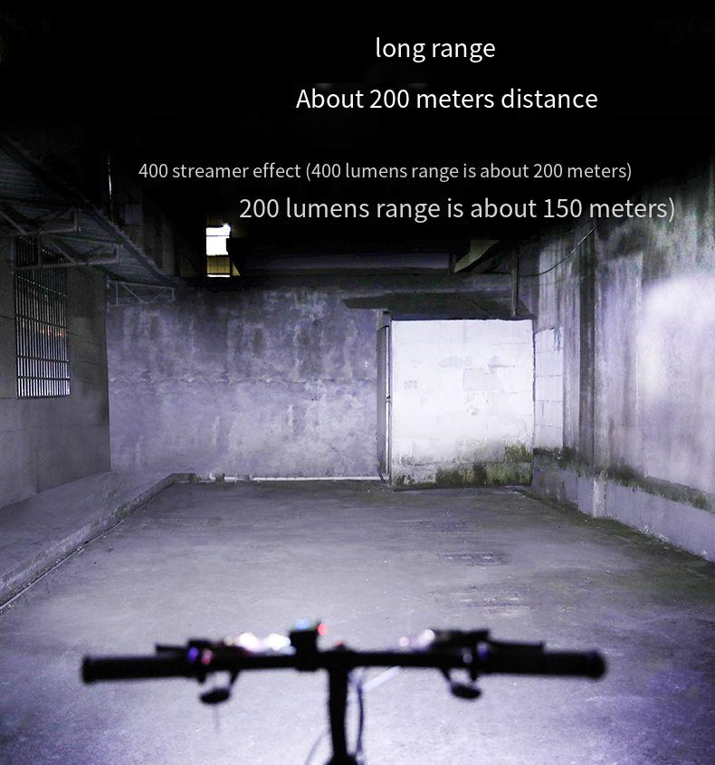 Feux de vélo, phares, éblouissement, feux de conduite de nuit, lampes de poche étanches rechargeables, feux de vélo de montagne, équipement d'équitation._voghion.com