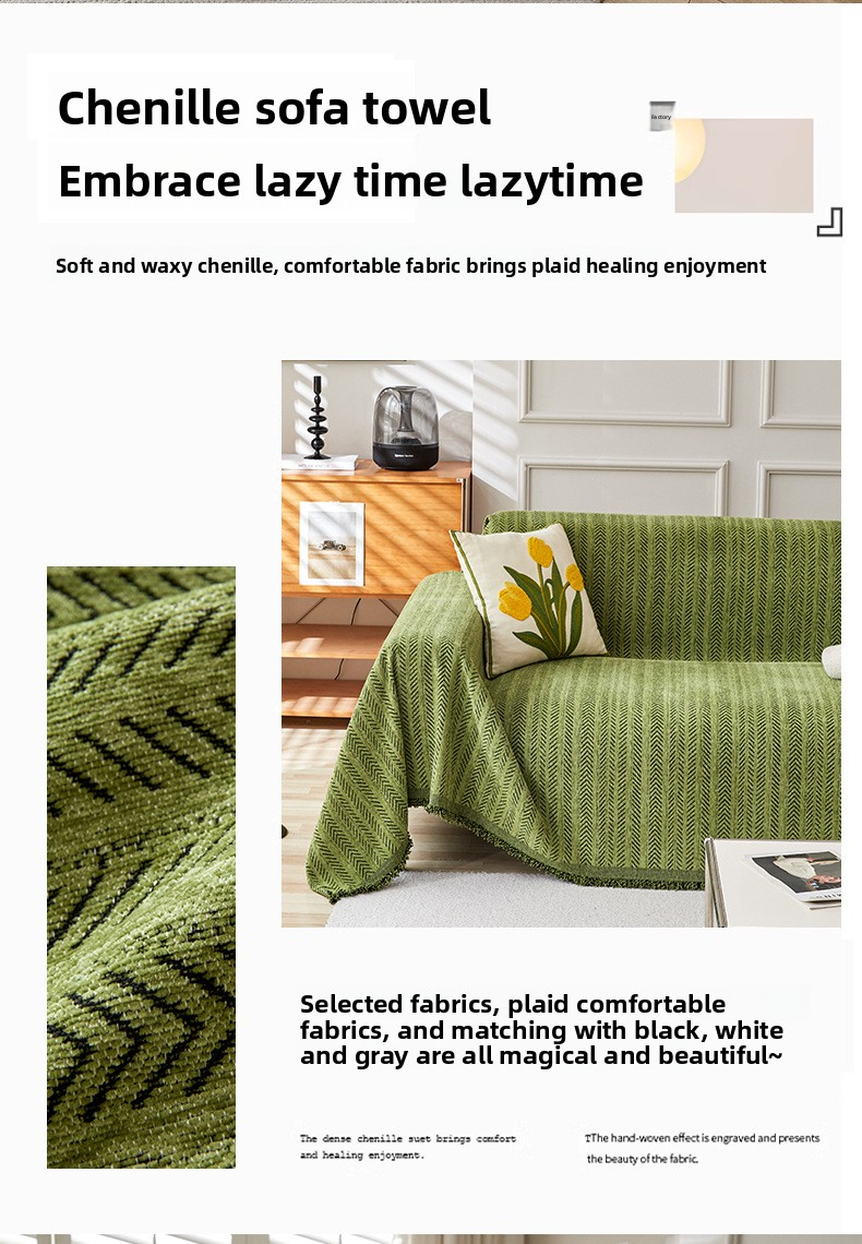Simple Modern Solid Color Sofa Towel Universal Sofa Cover Cloth For All Seasons All Inclusive One Piece Anti Cat Scratching Sofa Cover Blanket_voghion.com