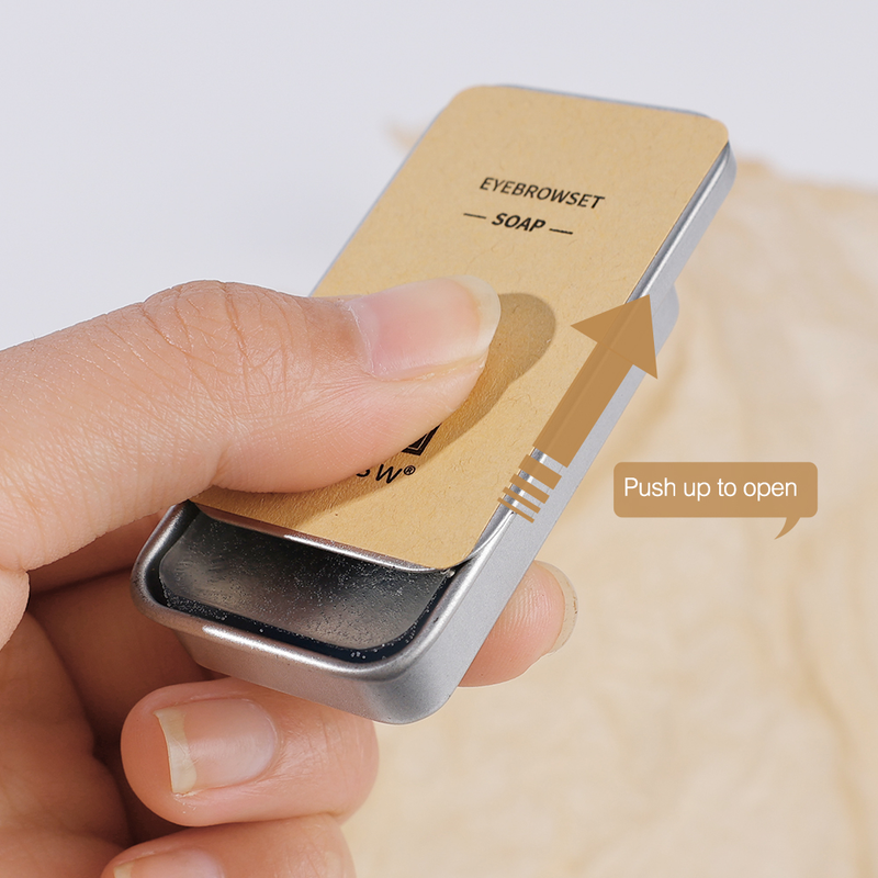 Ögonbrynstvål Vattentät Brow Wax Sculpt Gel Långvarig 3D Fluffiga fjäderlätta ögonbryn Pomade Gel för ögonbryn_voghion.com