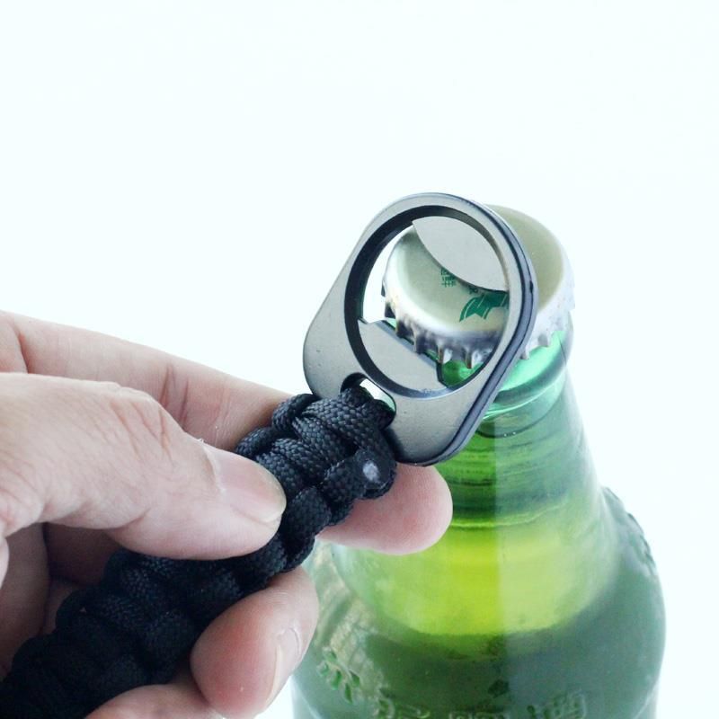 Outdoor Camping EDC Keychain Multifunctional Bracelet Eagle Beak Hanging Buckle Hand-woven Paracord Bottle Opener_voghion.com